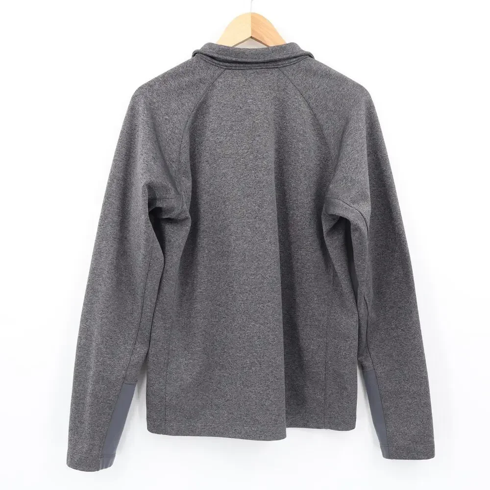 The North Face Men's Canyonlands Grey 1/4 Zip Pullover Sweatshirt Sz M